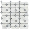 Picture of Elon Tile & Stone - Starlight Mosaics Pearl White Pacific Gray