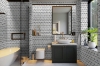 Picture of Elon Tile & Stone - Starlight Mosaics Pearl White Pacific Gray
