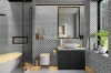 Picture of Elon Tile & Stone - Fleur Mosaics Ming Green White Thassos