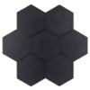 Picture of Elon Tile & Stone - Hexagon 8 Versalles Black