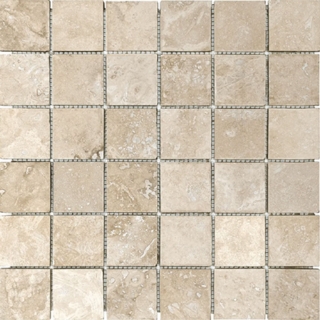 Picture of Daltile - Travertine Mosaics 2 x 2 Honed Ivory Classico