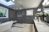 Picture of Elon Tile & Stone - Hexagon Mosaics 5 Grey Basalt Honed