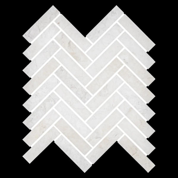 Picture of Elon Tile & Stone - Herringbone Mosaics 1 x 4 Alba Nova Honed