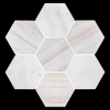 Picture of Elon Tile & Stone - Hexagon Mosaics 5 Vena D'Oro Honed
