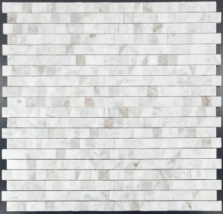 Picture of Elon Tile & Stone - Random Broken Joint Mosaics Bianco Oro Honed