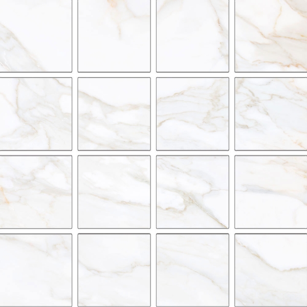 Picture of Tesoro - Paonazzo Mosaic Calacatta Gold Matte