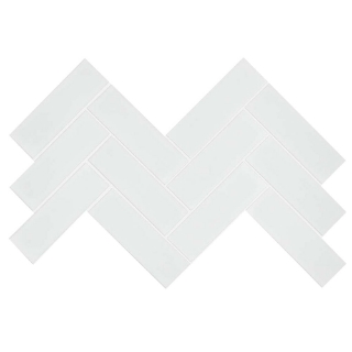 Picture of Shaw Builder - Baker Blvd Herringbone White Glossy