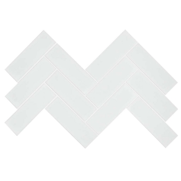 Picture of Shaw Builder - Baker Blvd Herringbone White Glossy