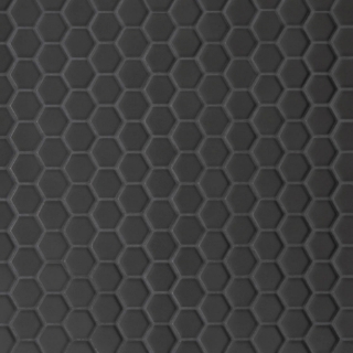 Picture of Bedrosians - Le Cafe Mosaic Hexagon 1 x 1 Black Matte