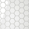 Picture of Bedrosians - Le Cafe Mosaic Hexagon 2 x 2 White Glossy