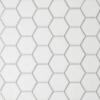 Picture of Bedrosians - Le Cafe Mosaic Hexagon 2 x 2 White Matte
