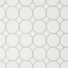 Picture of Bedrosians - Le Cafe Mosaic Octagon White Matte
