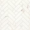 Picture of Bedrosians - Magnifica Calacatta Oro Herringbone Mosaic Calacatta Oro Honed