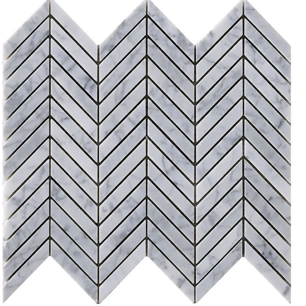 Picture of Happy Floors - Stone and Marble Chevron Carrara