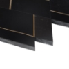 Picture of SOHO Studio Corp - Xena Nero - Nero Marquina & Brass