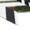 Picture of SOHO Studio Corp - Zayden Verde Jade - Nero Marquina White Thassos Dandong Green & Brass