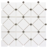 Picture of Anthology Tile - Dazzle Limelight Mosaic Limelight Silver