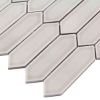 Picture of Anthology Tile - Foundations Picketfence Mosaic Picketfence Pewter
