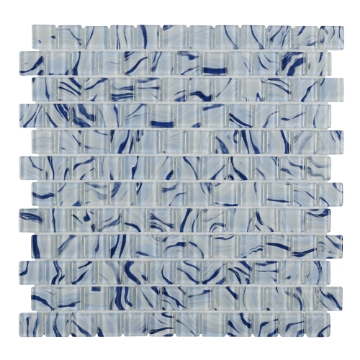 Picture of Anthology Tile - Oceanique 1 x 1 Mosaic High Tide Sky Blue