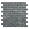 Picture of Anthology Tile - Oceanique 1 x 2 Mosaic High Tide Grey