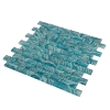 Picture of Anthology Tile - Oceanique 1 x 2 Mosaic High Tide Turquoise