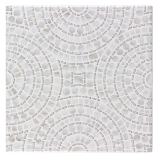 Picture of Anthology Tile - On the Edge Halo Halo Silver