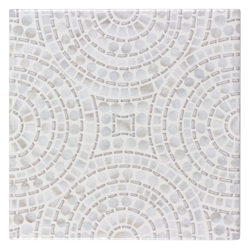 Picture of Anthology Tile - On the Edge Halo Halo Silver