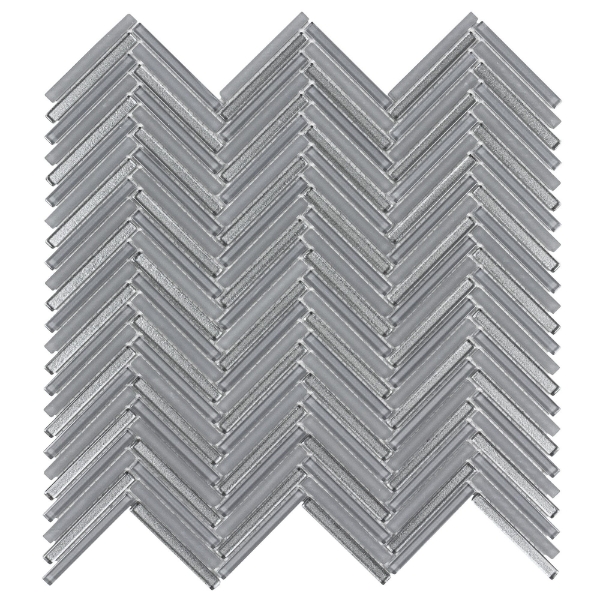 Picture of Anthology Tile - Seasons Herringbone Mosaic Wind Herringbone