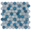 Picture of Anthology Tile - Watercolors Hex Mosaic Bay View