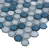 Picture of Anthology Tile - Watercolors Hex Mosaic Bay View