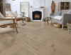 Picture of Mullican - Castillian Premier Herringbone Coastal Fog