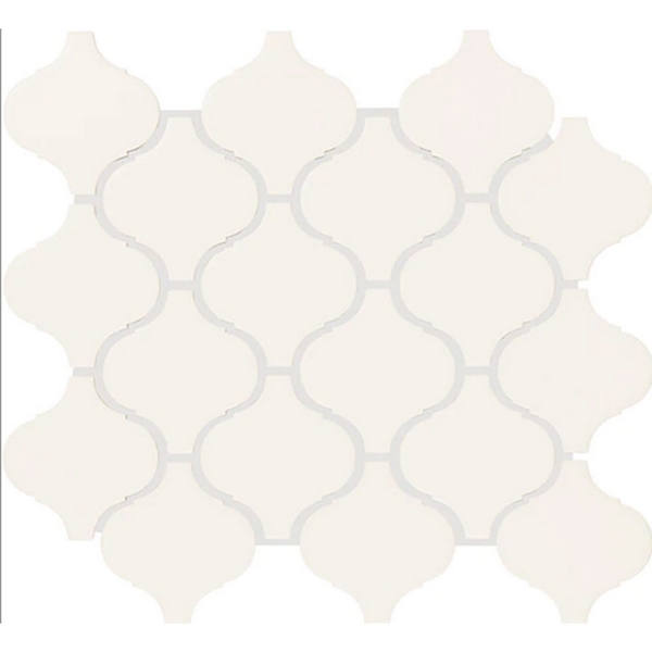 Picture of Daltile - Color Wheel Retro Arabesque Matte Arctic White