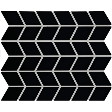 Picture of Daltile - Color Wheel Retro Chevron Matte Black