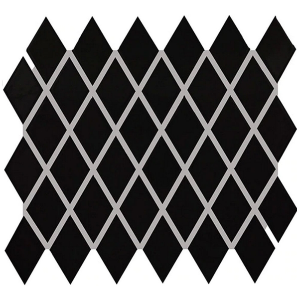 Picture of Daltile - Color Wheel Retro Harlequin Matte Black