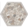 Picture of Daltile - Pebble Oasis Framed Hexagon Seashell
