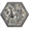 Picture of Daltile - Pebble Oasis Framed Hexagon Coastal