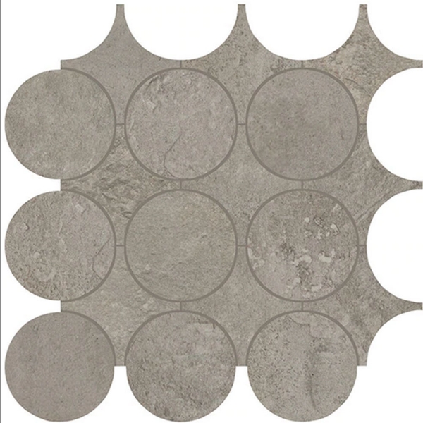 Picture of Daltile - Rekindle Canvas Dot Mosaic Medium Grey