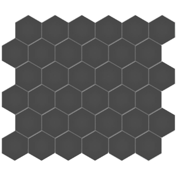 Picture of Tesoro - Soho Mosaic Hex 2 Mosaic Retro Black