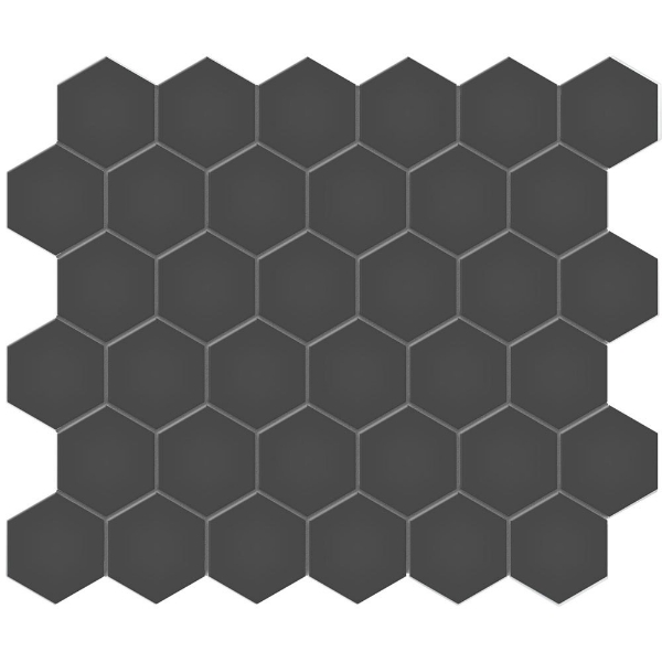 Picture of Tesoro - Soho Mosaic Hex 2 Mosaic Retro Black