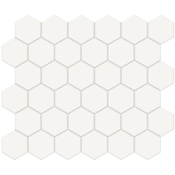 Picture of Tesoro - Soho Mosaic Hex 2 Mosaic Canvas White