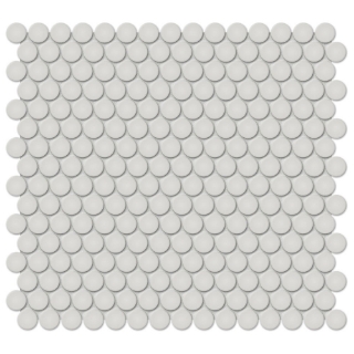Picture of Tesoro - Soho Penny Round Mosaic Halo Grey Matte