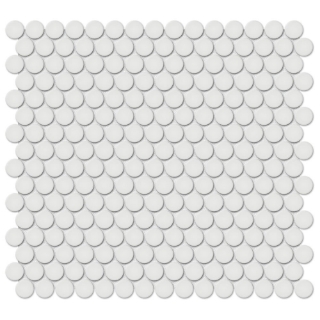 Picture of Tesoro - Soho Penny Round Mosaic Vintage Grey Matte