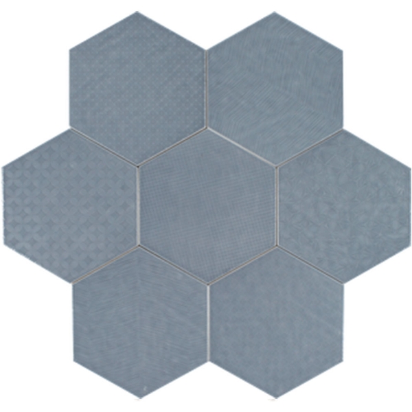 Picture of Tesoro - Albatross Hexagon Deco Deep Sea Deco Glossy