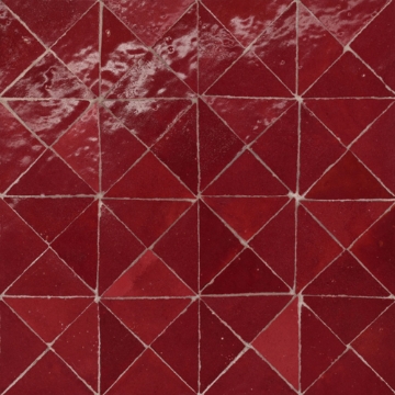 Picture of Bedrosians - Zagora Triangle Mosaic Rouge