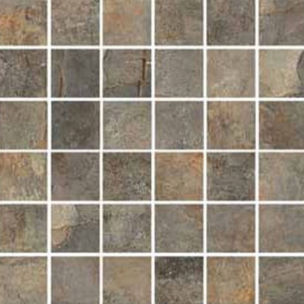 Picture of American Wonder Porcelain - Destiny Slate Mosaic Variegated Bronze