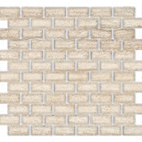 Picture of Mediterranea - Forum Mosaic 1 x 2 Silver