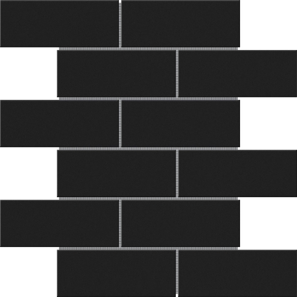 Picture of Bati Orient - Glazed Ceramic Brick 2x6 Black