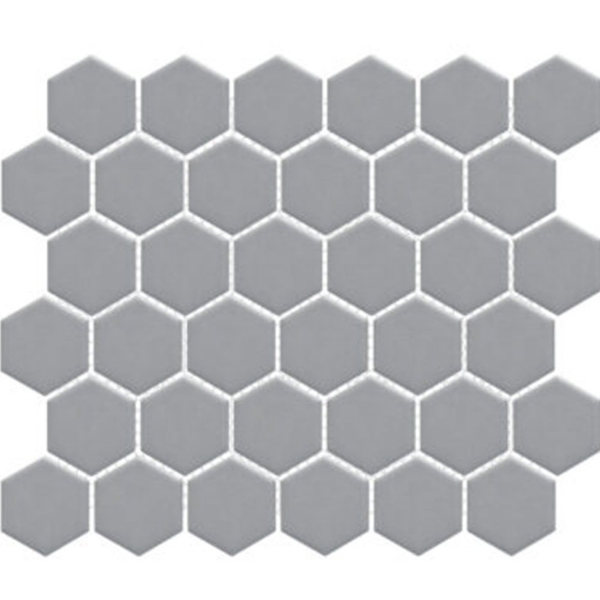 Picture of Happy Floors - Artisan Hexagon Mosaic Grey Satin