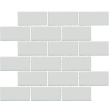 Picture of Happy Floors - Artisan Brick Flat and Beveled Mosaic Pearl Flat