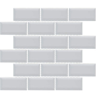 Picture of Happy Floors - Artisan Brick Flat and Beveled Mosaic Pearl Beveled